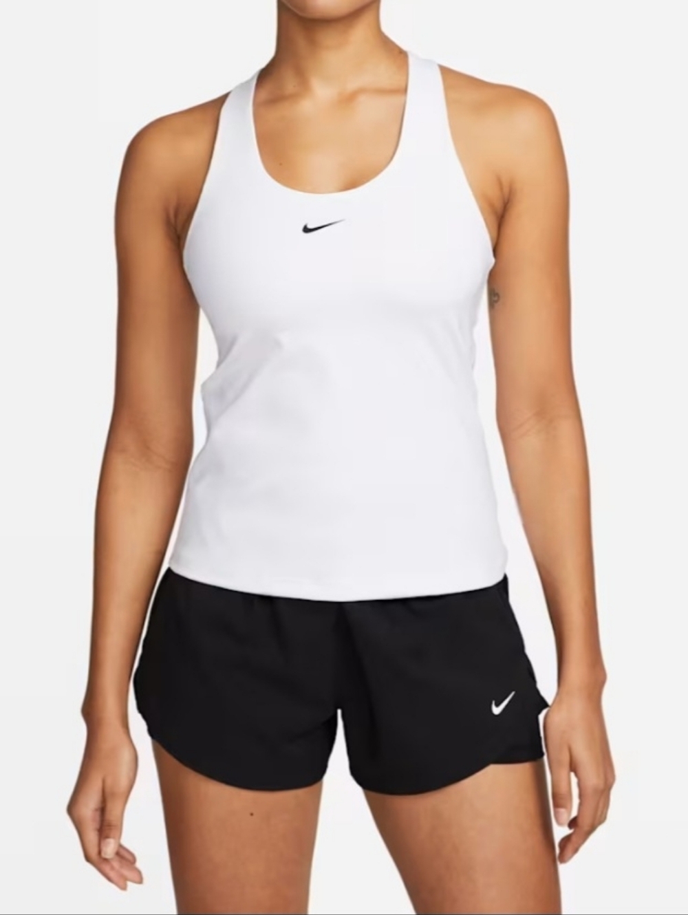 Nike Women's White & Pink Athletic Tank Top ~ Size XL